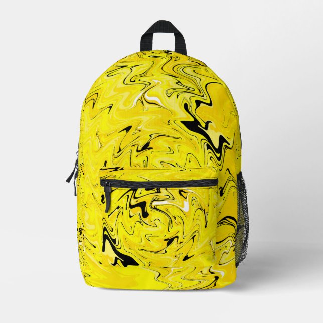 Mochila Impresa Arte de remolino de relámpagos (Anverso)