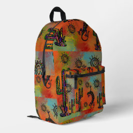 MOCHILA IMPRESA ARTE DEL SUDOESTE