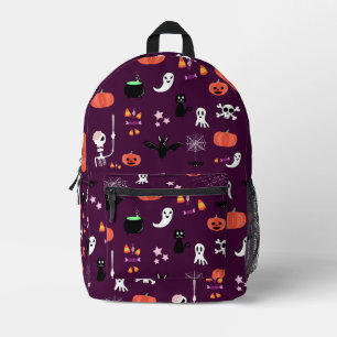 Mochila Impresa Arte espeluznante y lindo de Halloween