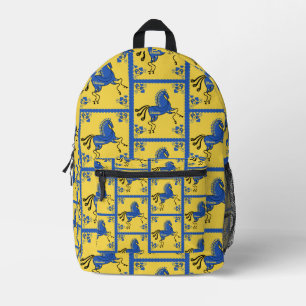 Mochila Impresa Arte folclórico eslavo tradicional de Ucrania