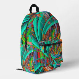 Mochila Impresa Arte Místico Abstracto