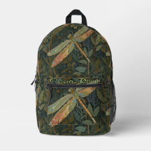 Arte nuevo vintage dragona verde dorada