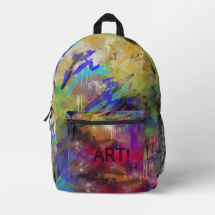 Mochila Impresa ¡ARTE! pintado con premesura