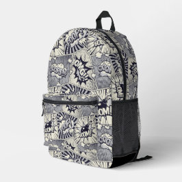 Mochila Impresa Arte Pop de Cómic