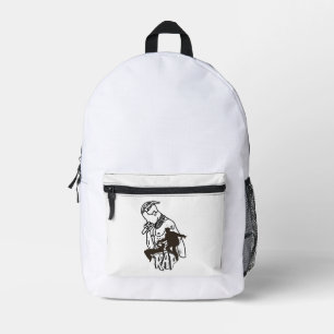 Mochila Impresa Artista hip-hop dinámico