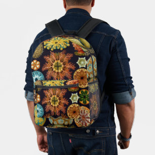 Mochila Impresa Ascidiae por Ernst Haeckel, Animales Marinos Antig