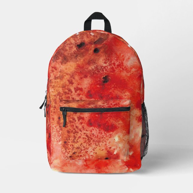 Mochila Impresa Ascuas Desplegándose (Anverso)