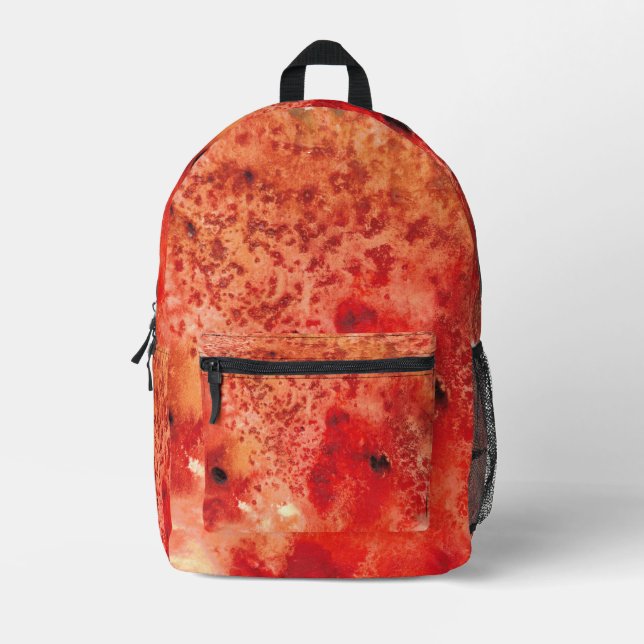 Mochila Impresa Ascuas Desplegándose (Anverso)