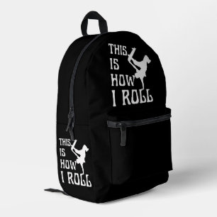 MOCHILA IMPRESA ASÍ ES COMO RUEDO