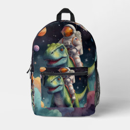 Mochila Impresa Astronaut on Dino in Space 