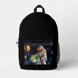 Mochila Impresa Astronaut on Dino in Space 