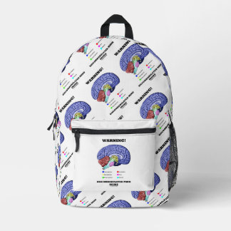 Mochila Impresa ¡Atención! Mente descombobulada dentro del humor c