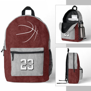 Mochila Impresa atleta de baloncesto de colores personalizados