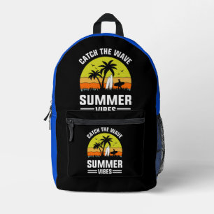 Mochila Impresa Atrapa La Ola Vibraciones De Verano-64193