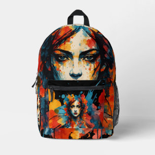 Mochila Impresa Audaces expresiones: Arte en movimiento