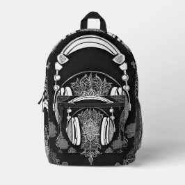 Mochila Impresa Auriculares Modo de IA