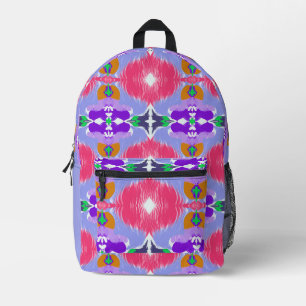 Mochila Impresa Aurora Vívida Calidoscopio Floración Eléctrica