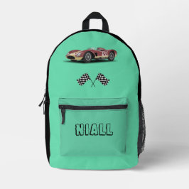 Mochila Impresa Auto deportivo personalizado