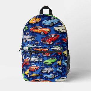 Mochila Impresa Autos musculares clásicos