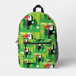 Mochila Impresa Ave Tropical Turca
