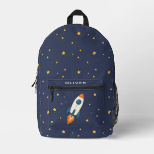 Mochila Impresa Aventura Espacial Cohete Explorador Espacial