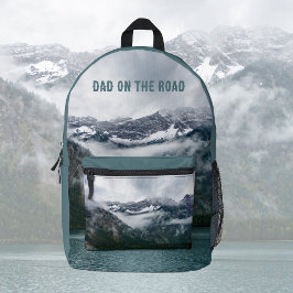 Mochila Impresa Aventura - Montañas nevadas, personalizado