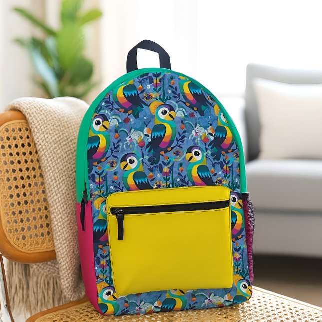 Mochila Impresa Aves tropicales (Subido por el creador)