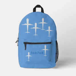 Mochila Impresa Aviones volando alto, personalizado