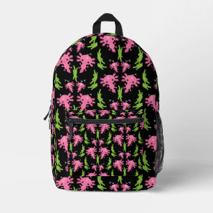 Mochila Impresa Axaotl Salamander Kids Gift