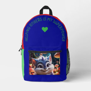 Mochila Impresa Ayudar A Los Demás Es...