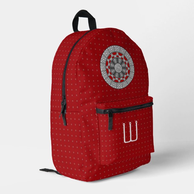 Mochila Impresa Aztec se encuentra con Alien (Esquina izquierda trasera)