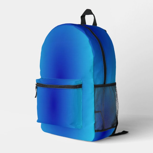 Mochila Impresa Azul (Esquina derecha trasera )