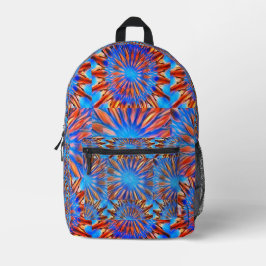 Mochila Impresa Azul