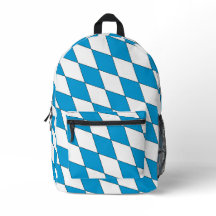 Azul Blanco Negro Medieval Baviera con Forma de Di
