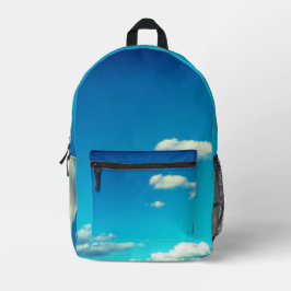 Mochila Impresa Azul cielo