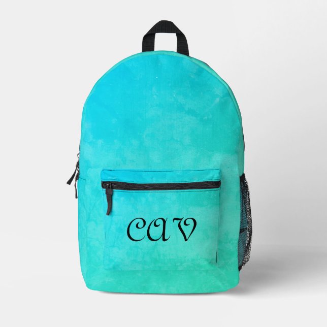 Mochila Impresa Azul de Cornflower (Anverso)