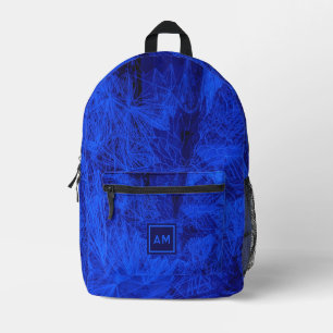 Mochila Impresa Azul inicial personalizado