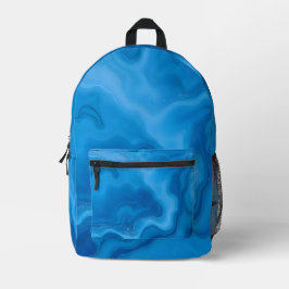 Mochila Impresa Azul lunar