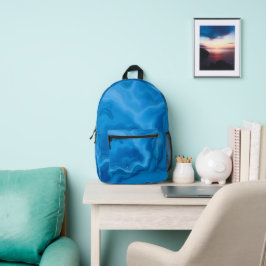 Mochila Impresa Azul lunar