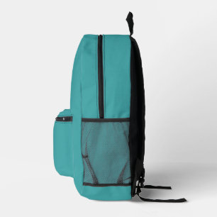 Mochila Impresa Azul Turquesa