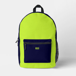 Mochila Impresa Azul-Verde personalizado