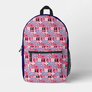 Mochila Impresa azulejos geométricos