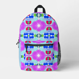 Mochila Impresa Azure Bloom Kaleidoscope
