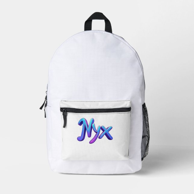 Mochila Impresa Backpack NYX  (Anverso)