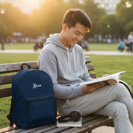 Mochila Impresa Backpack with initials of the name, school bag