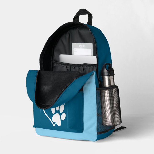 Mochila Impresa Bag for Dog Walks (Esquina trasera derecha (abierta))