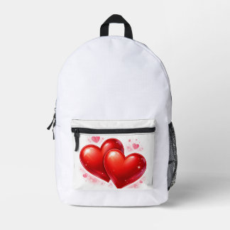 Mochila Impresa Bag for girl, kids, heart, love 
