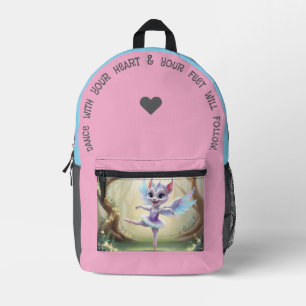 Mochila Impresa Baile Con Su Corazón...