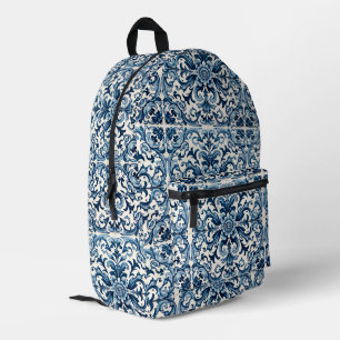 Mochila Impresa Baldosa portuguesa