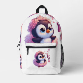 Mochila Impresa Ballerina Penguin Dreams